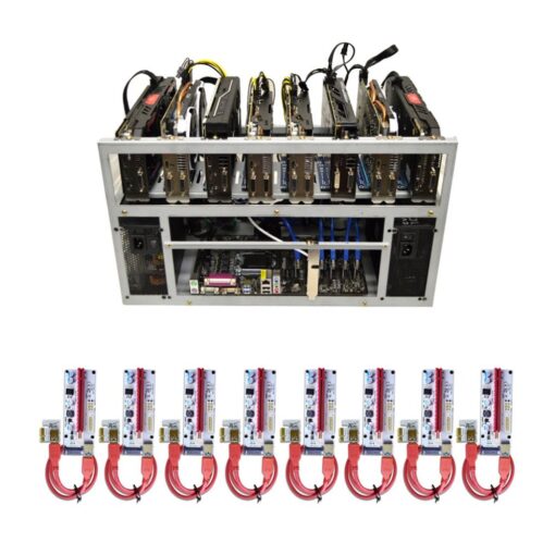 MintCell Spartan V2 Open Air GPU Mining Rig Frame Computer Case Chassis - Ethereum ETH Zcash ZEC Monero XMR 10