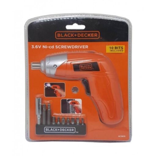 Black & Decker Cordless Screwdriver KC3610