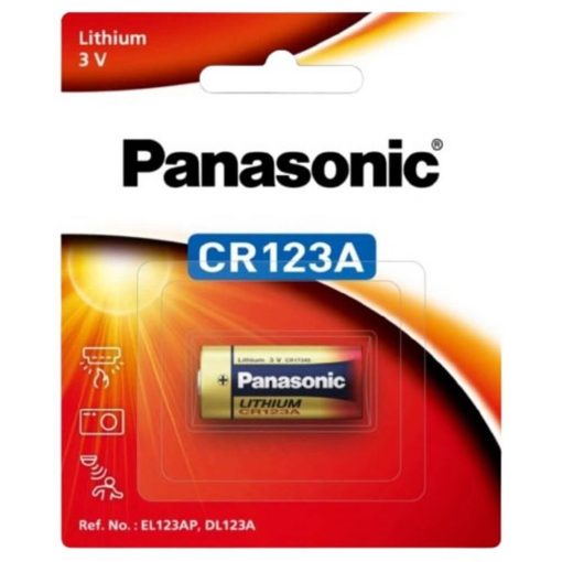 Panasonic CR123A Lithium 3V Photo Power Battery