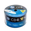HP CD-R 52X 700MB 80Min Blank Media Recordable Data Disc 50 Pack