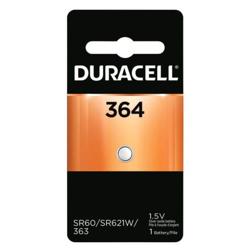 Duracell Silver Oxide 364 Electronic Watch Battery 1.5V 1 Pack