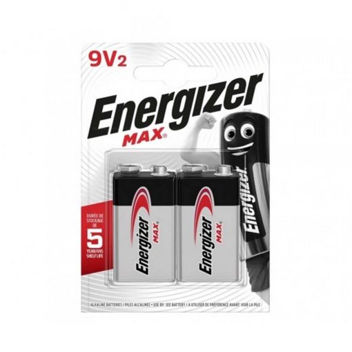 Energizer 9V2 Alkaline Battery 2 Pack