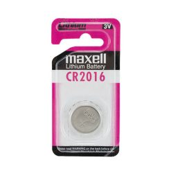 Maxell CR2016 Lithium 3V Coin Cell Battery