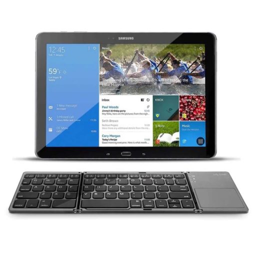 Foldable Bluetooth Mini Keyboard With Touchpad For Smartphones And Tablets - Image 2