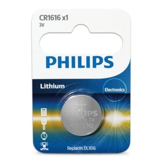 Philips CR1616 Lithium 3V Coin Cell Battery