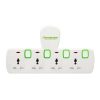 Multiway Universal Socket Direct Plug In Adaptor 4 Way With Individual Switches & Indicators