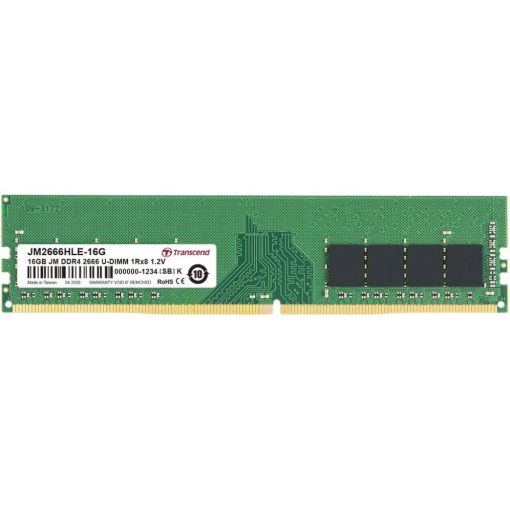 Transcend 16GB RAM DDR4 2666MHz DRAM Module 1.2V Desktop Memory