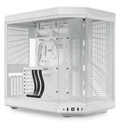 HYTE Y70 E-ATX Panoramic Tempered Glass Mid Tower Gaming Case White