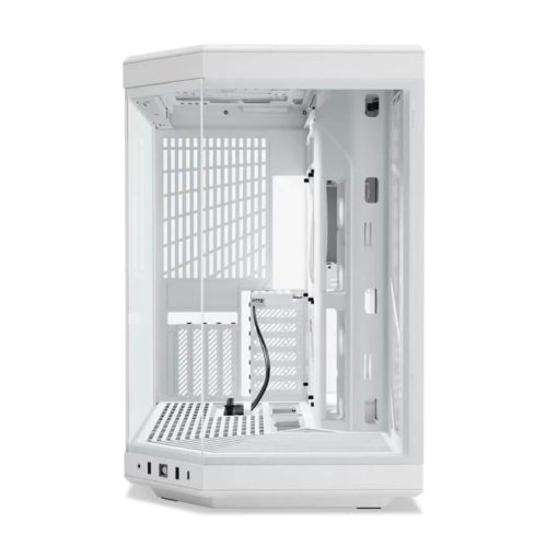 HYTE Y70 E-ATX Panoramic Tempered Glass Mid Tower Gaming Case White - Image 2