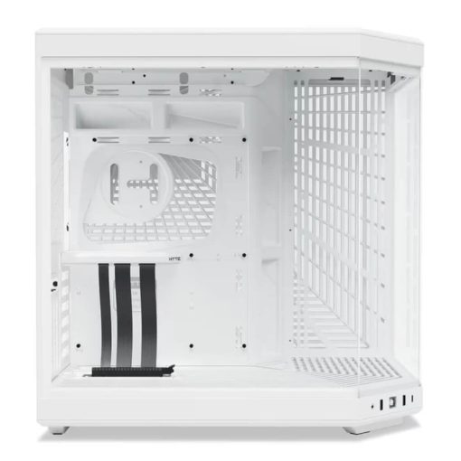 HYTE Y70 E-ATX Panoramic Tempered Glass Mid Tower Gaming Case White - Image 3