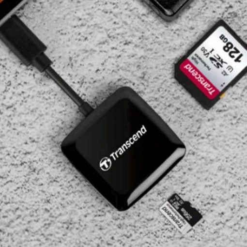 Transcend USB Type-C 3.2 Gen 1 Multifunctional Card Reader RDC3 Black - Image 5